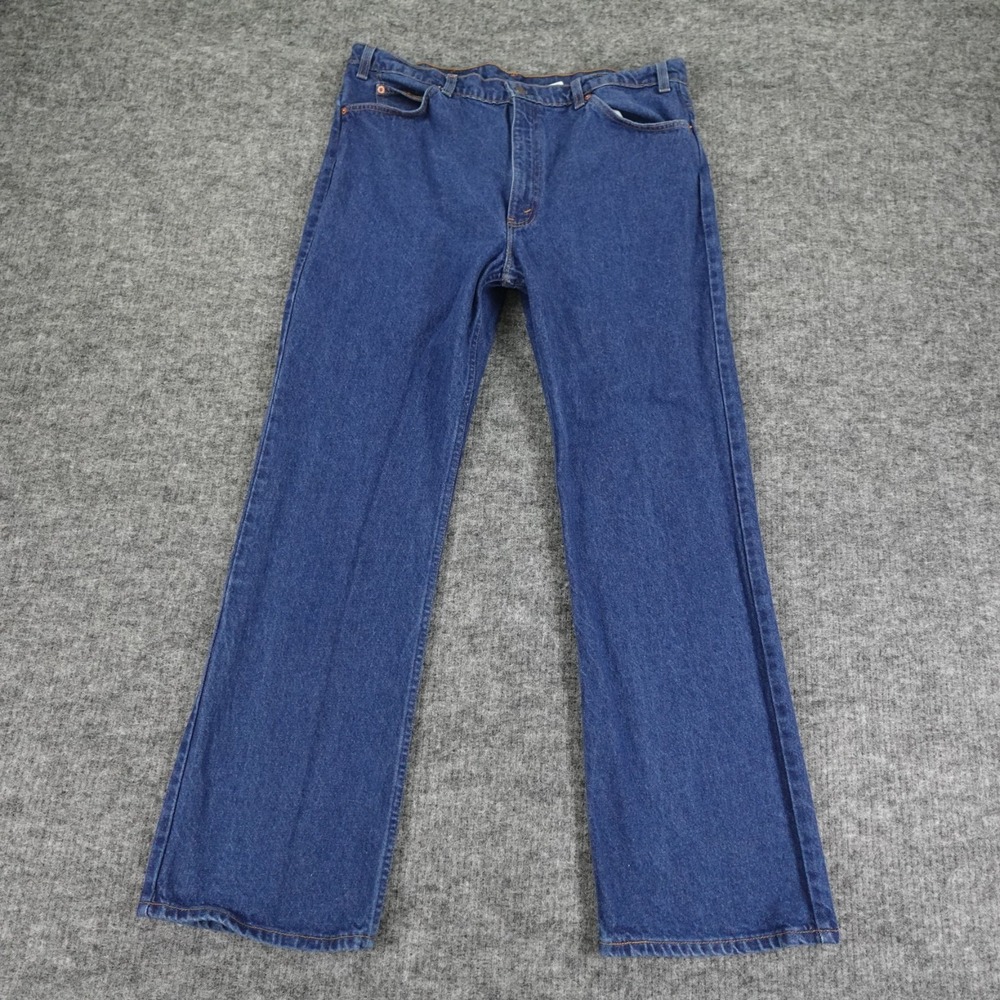 Vintage Levis 517 Orange Tab Jeans Mens 40X32‎ Blue Denim Boot Cut 90S 39X31.5